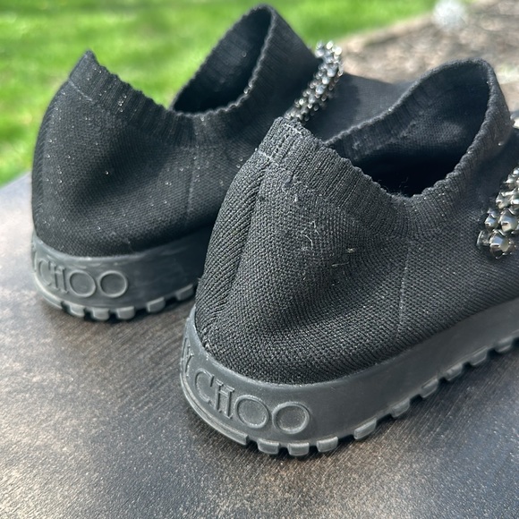 Jimmy Choo Verona sneaker black size 38.5 - Picture 9 of 11